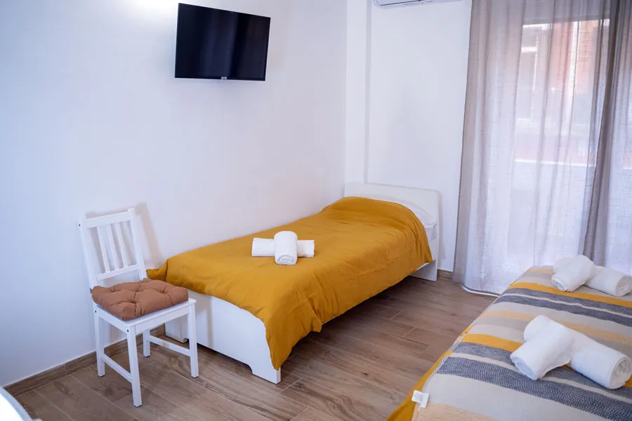 Camera quadrupla del B&B Alighieri 97 a Bari centro: letto aggiunto